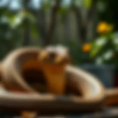 Magnificent Employing Fake Snakes as a Deterrent for Birds