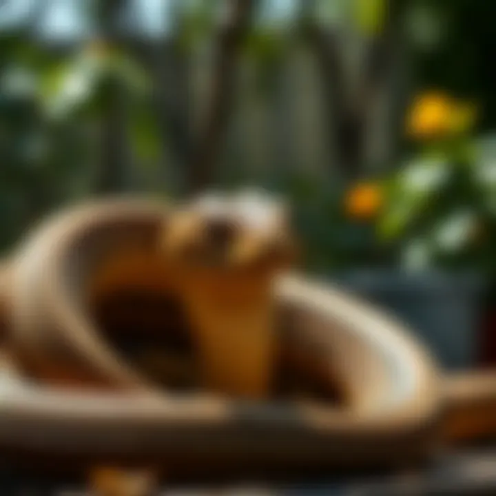 Magnificent Employing Fake Snakes as a Deterrent for Birds