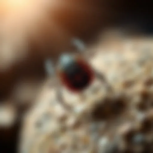 Understanding Tick Anatomy Detailed diagram of a tick's anatomy highlighting key features