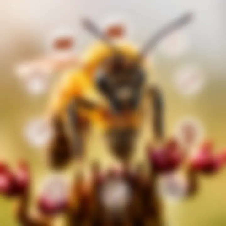 Legal Aspects of Bee Extermination Legal considerations in bee extermination explained through icons