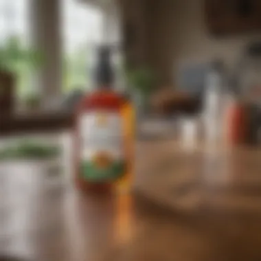 Eco-Friendly Pest Control Solutions Eco-friendly pest control products on a wooden table