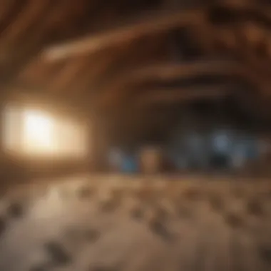 Cluster fly habitat in attic