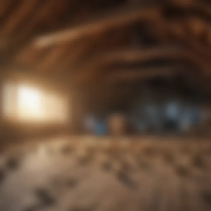 Cluster fly habitat in attic