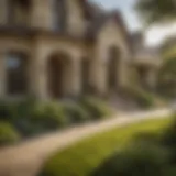 A serene Southlake neighborhood showcasing eco-friendly pest management techniques.