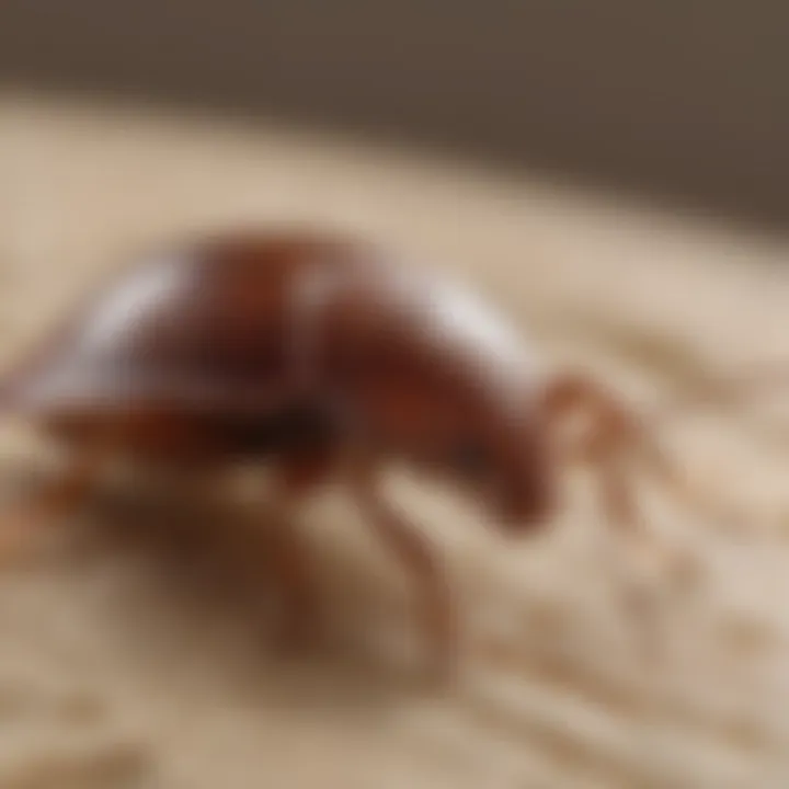 Infographic depicting bed bug biology and lifecycle