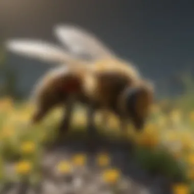 The Ecological Role of Bees Ecological importance of bees illustrated with a infographic