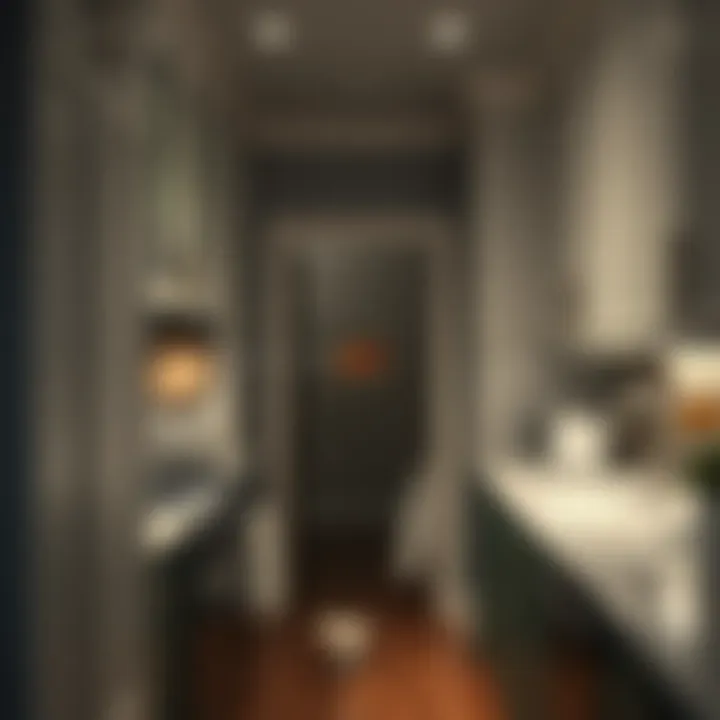 Identifying Vulnerable Areas Illustration of common entry points for cockroaches in a kitchen