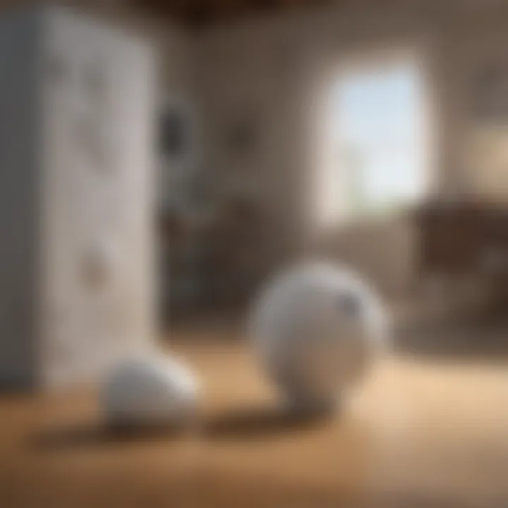 Diagram showcasing different types of motion sensors used for pest control