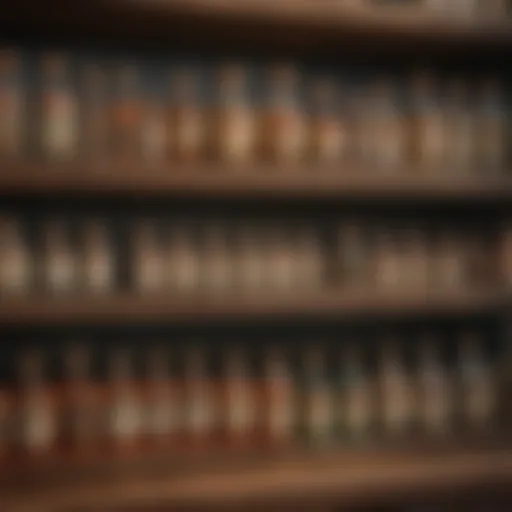 Variety of mouse poison products displayed on a shelf