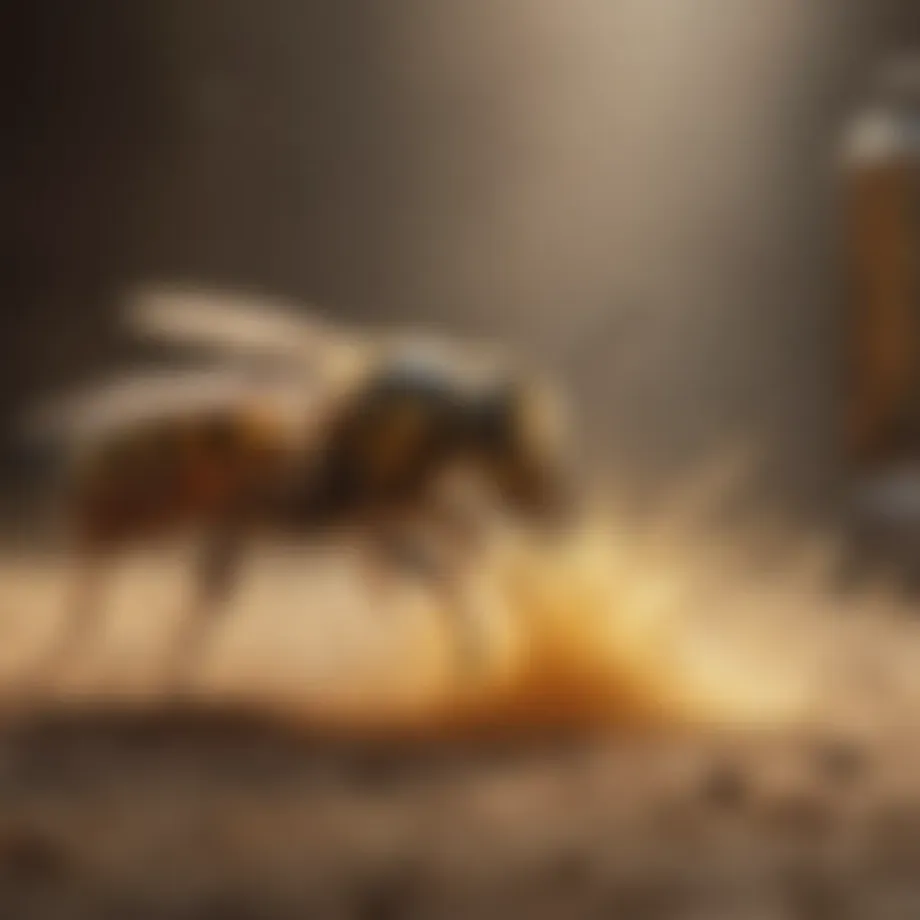 Detailed composition of a wasp dust killer