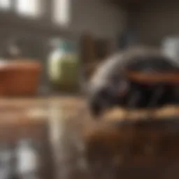 Detailed view of pest control methods