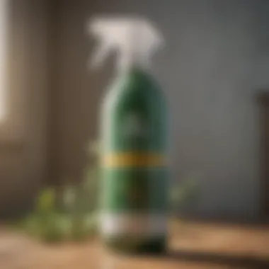 Eco-friendly pest control spray bottle with natural ingredients