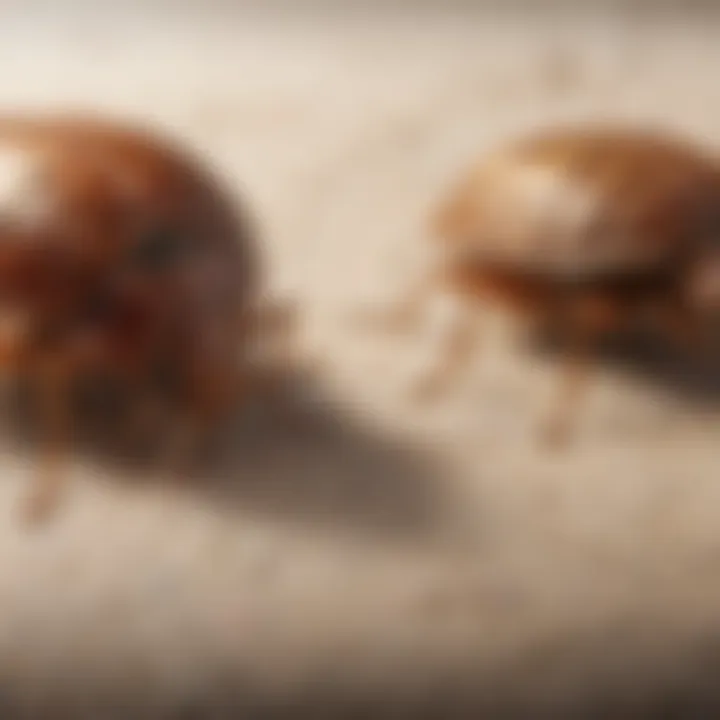 Illustration of bed bug lifecycle