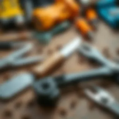 Inspection tools laid out for pest management