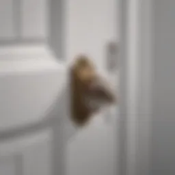 A detailed diagram of various types of door blockers designed for rodent prevention.