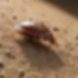 Natural ingredient composition of earth bed bug powder