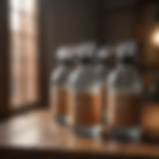 Bottles of Ecoraider Spray on a wooden table