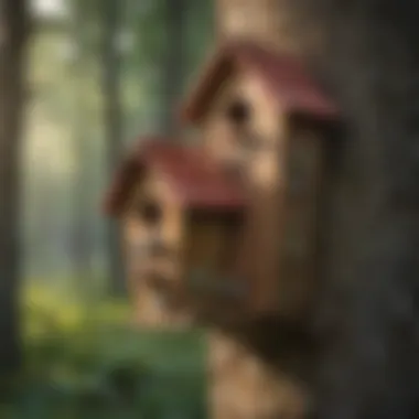 Birdhouse designed to discourage woodpeckers