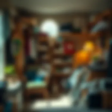 Clutter-Free Environment to Deter Spiders Clean, clutter-free space that deters spiders