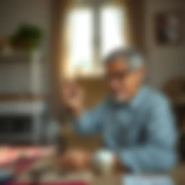 Homeowner implementing preventive measures against cockroaches
