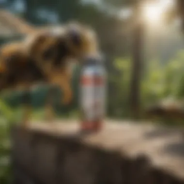 Applying Natural Sprays to Repel Wasps Application of a natural spray on outdoor areas