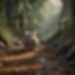 A natural habitat where rats thrive, highlighting their environment