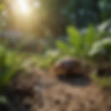 Natural Deterrents for Pest Prevention Healthy garden plants with deterrent plants nearby