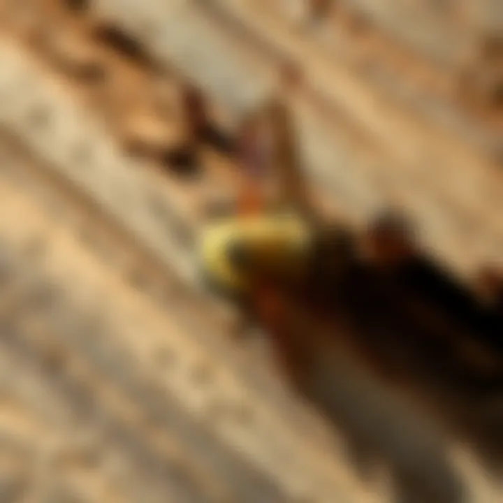 Wood Damage Caused by Carpenter Bees Wood damage caused by carpenter bees