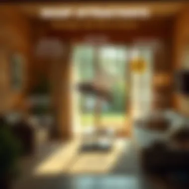 Diagram illustrating wasp attractants in a home environment