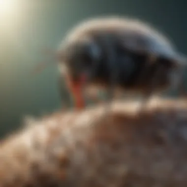 Symptoms of Bird Mite Infestation Illustration of symptoms caused by bird mites