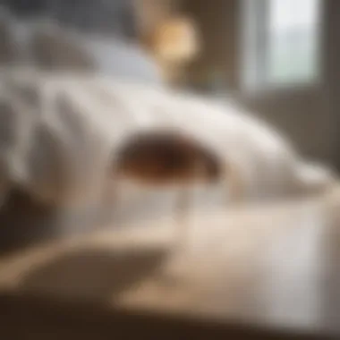 Fogger in Action Against Bed Bugs Fogger in a bedroom with bed bugs