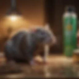 A collection of natural scents known to repel rats