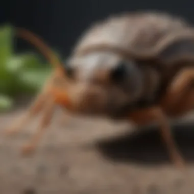 Close-up of common pests found in Frisco gardens