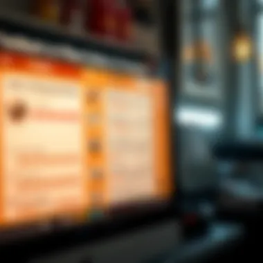 User ratings and reviews displayed on a screen for popular flea collars