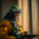 Advanced pest control technology in action