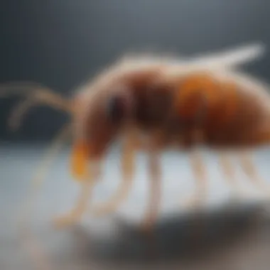 Impact of Fleas on Pets Illustration of a pet scratching due to flea infestation
