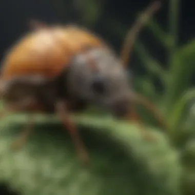Identifying Common Garden Pests Detailed view of common pests in a garden