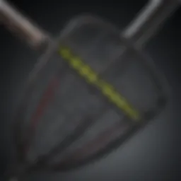 Close-up of an electric fly swatter showcasing its grid design