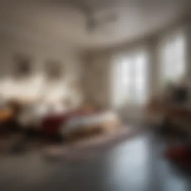 The Importance of Cleanliness in Deterrence A clean and organized room minimizing spider presence