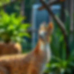 A peaceful coexistence between wildlife and urban environments