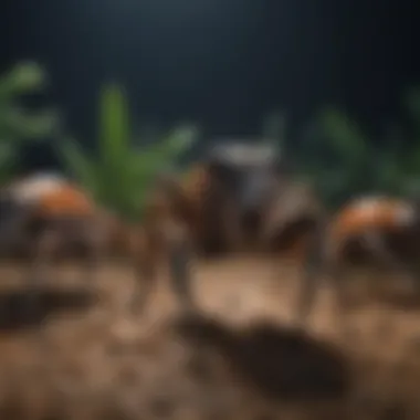 Scorpions: Guardians of the Ecosystem Scorpions in their natural habitat showcasing their ecological role