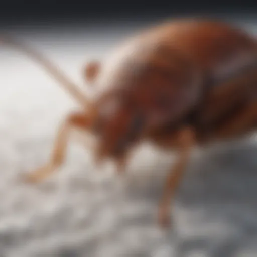 Illustration of bed bug lifecycle highlighting vulnerabilities to freezing