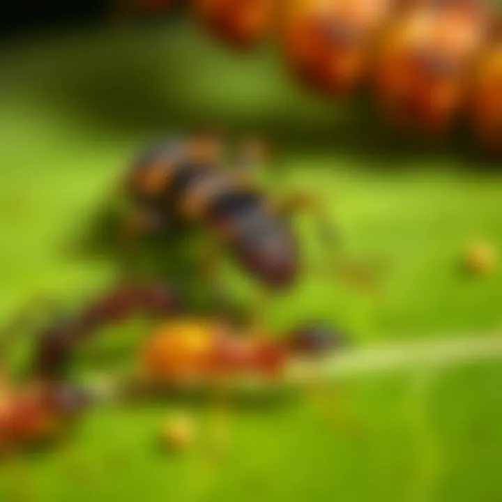 Close-up of common pests found in Hawaii like termites and ants.