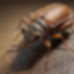 A close-up view of a common pest found in Owings Mills, illustrating the local pest challenges.