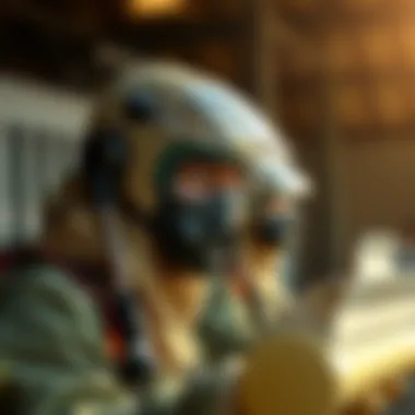 Professional pest control services at work