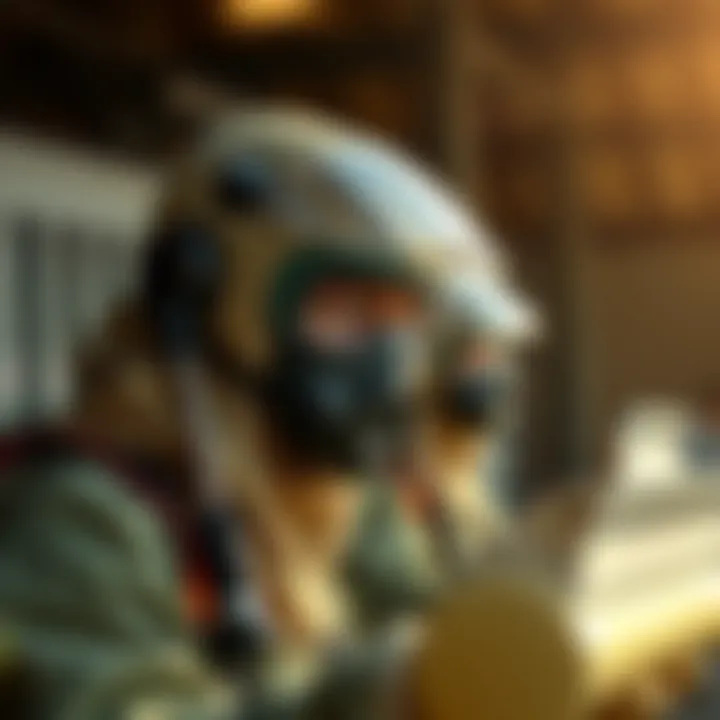 Professional pest control services at work