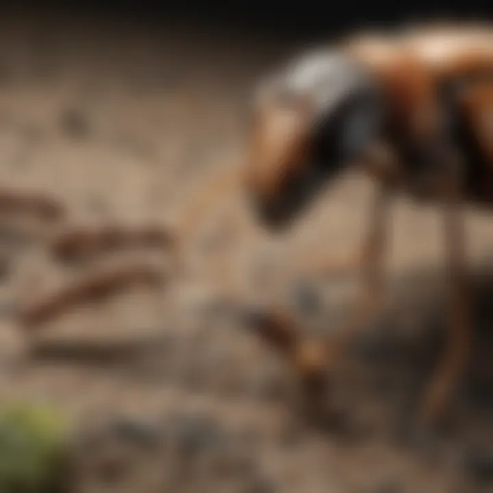 Close-up of common pests found in North Wales, such as ants and termites.