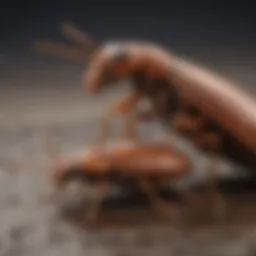 A detailed view of common household pests found in Albany, NY, including ants and cockroaches.