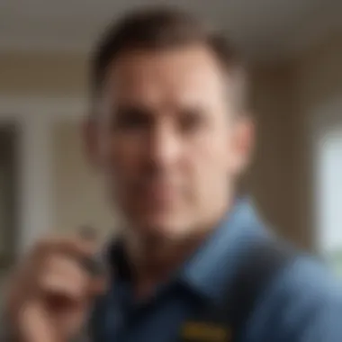 Professional Pest Inspection in Arnold A professional inspecting a property for pest issues in Arnold, MD