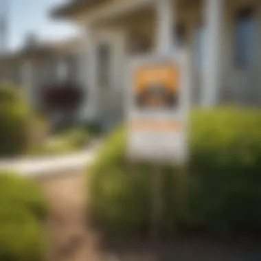 A neighborhood in Long Beach with pest control signage.